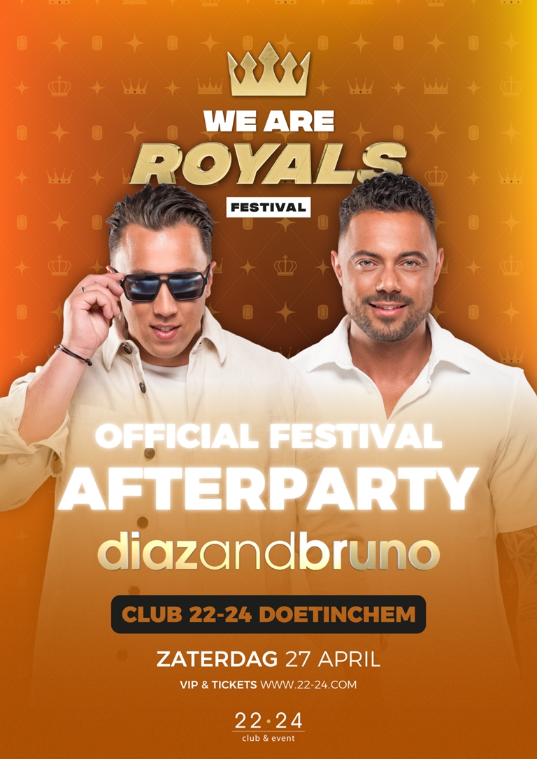 WE ARE ROYALS FESTIVAL KINGSDAY AFTERPARTY