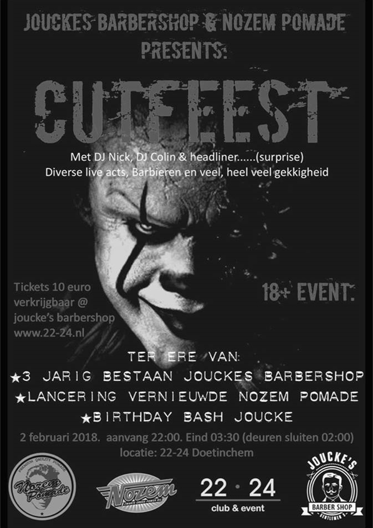 Joucke(sq)s barbershop Cutfeest