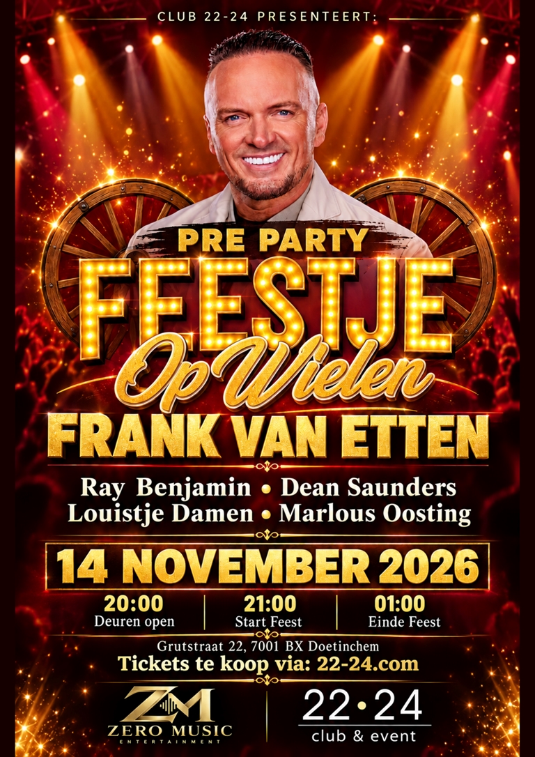 Feestje op Wielen met Frank van Etten