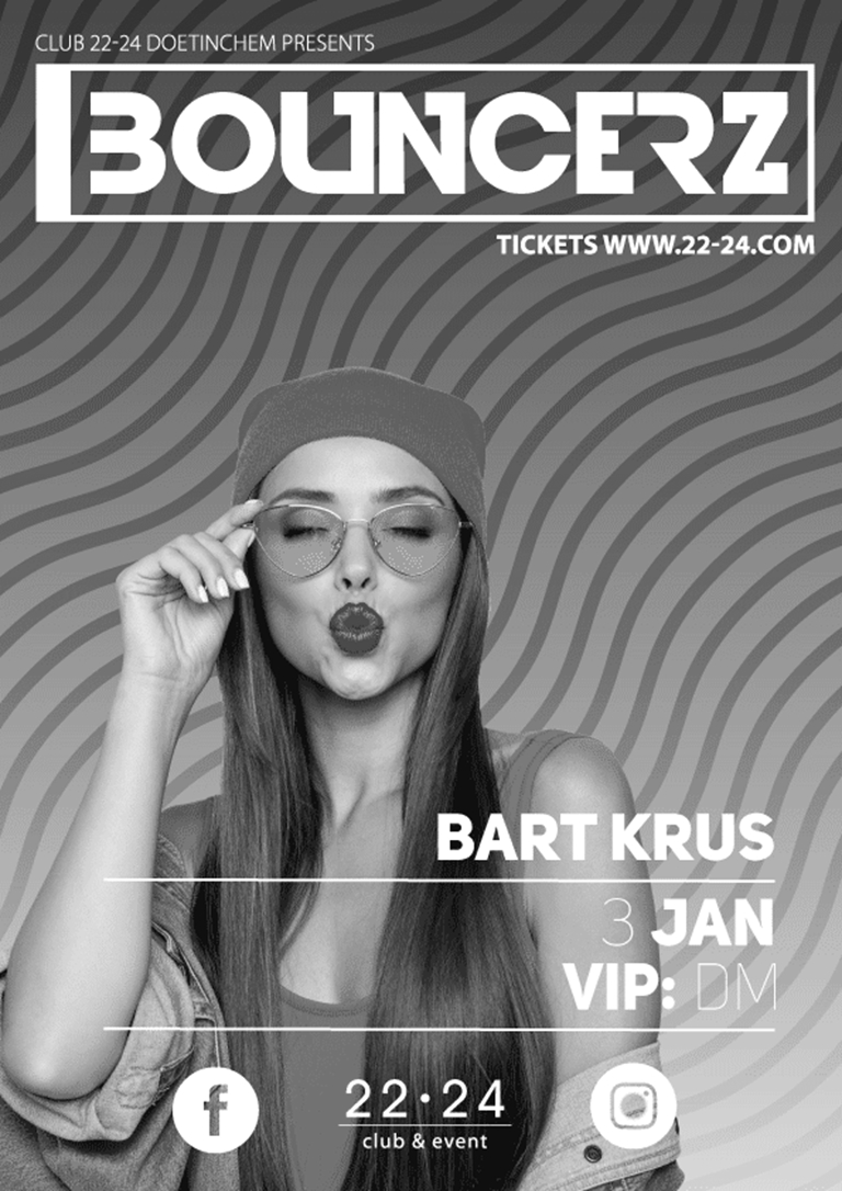 Bouncerz 3 januari X Bart Krüs