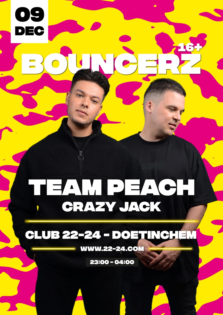 Bouncerz x Team Peach 11.11.2022