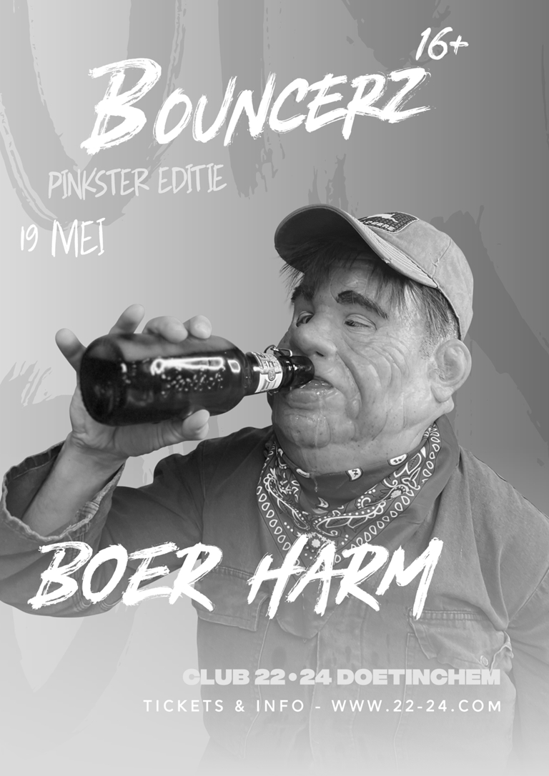 BOUNCERZ PINKSTER EDITIE x BOER HARM