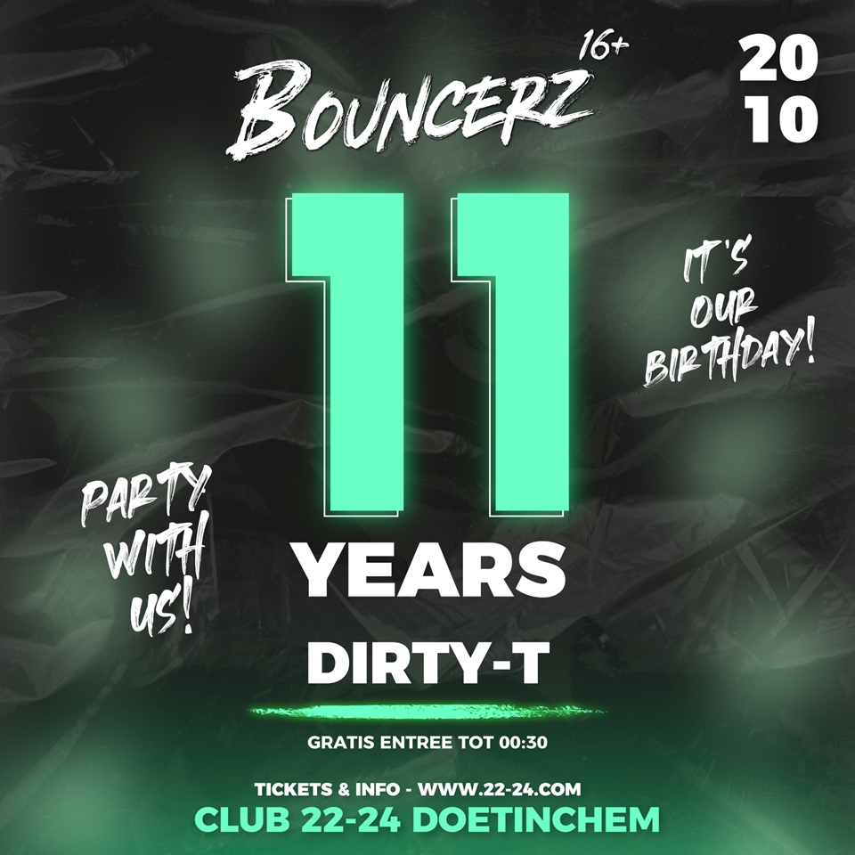 Bouncerz 11-jarig bestaan