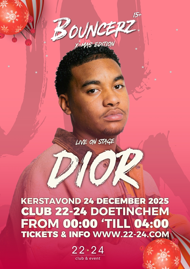 Bouncerz Kerstavond x Dior