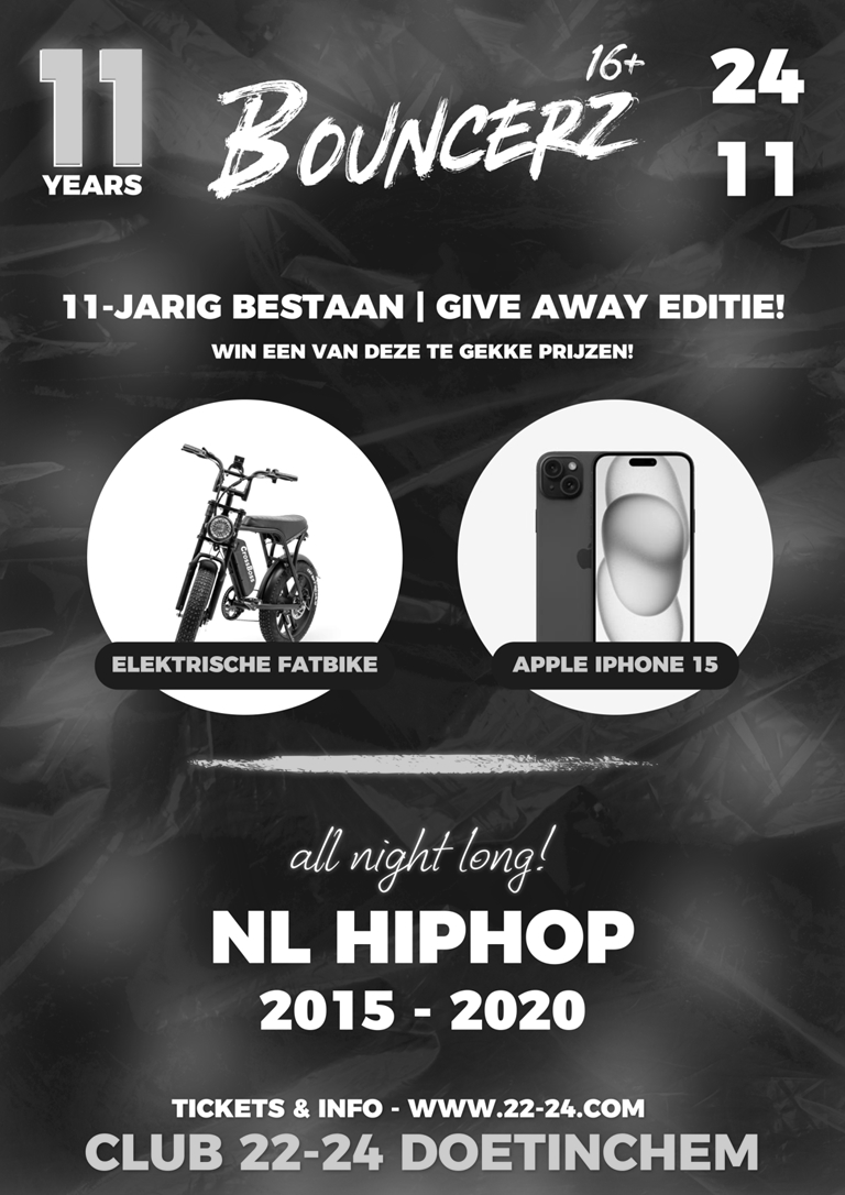 Bouncerz 11 years give away editie