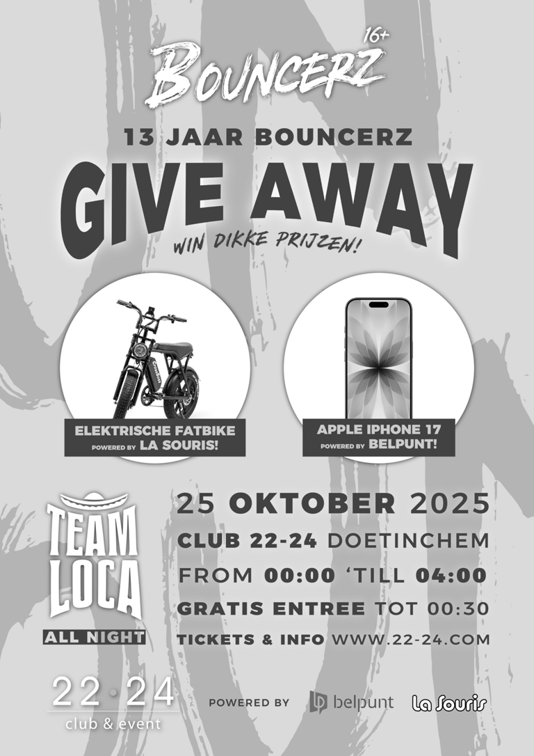 Bouncerz Give Away Editie