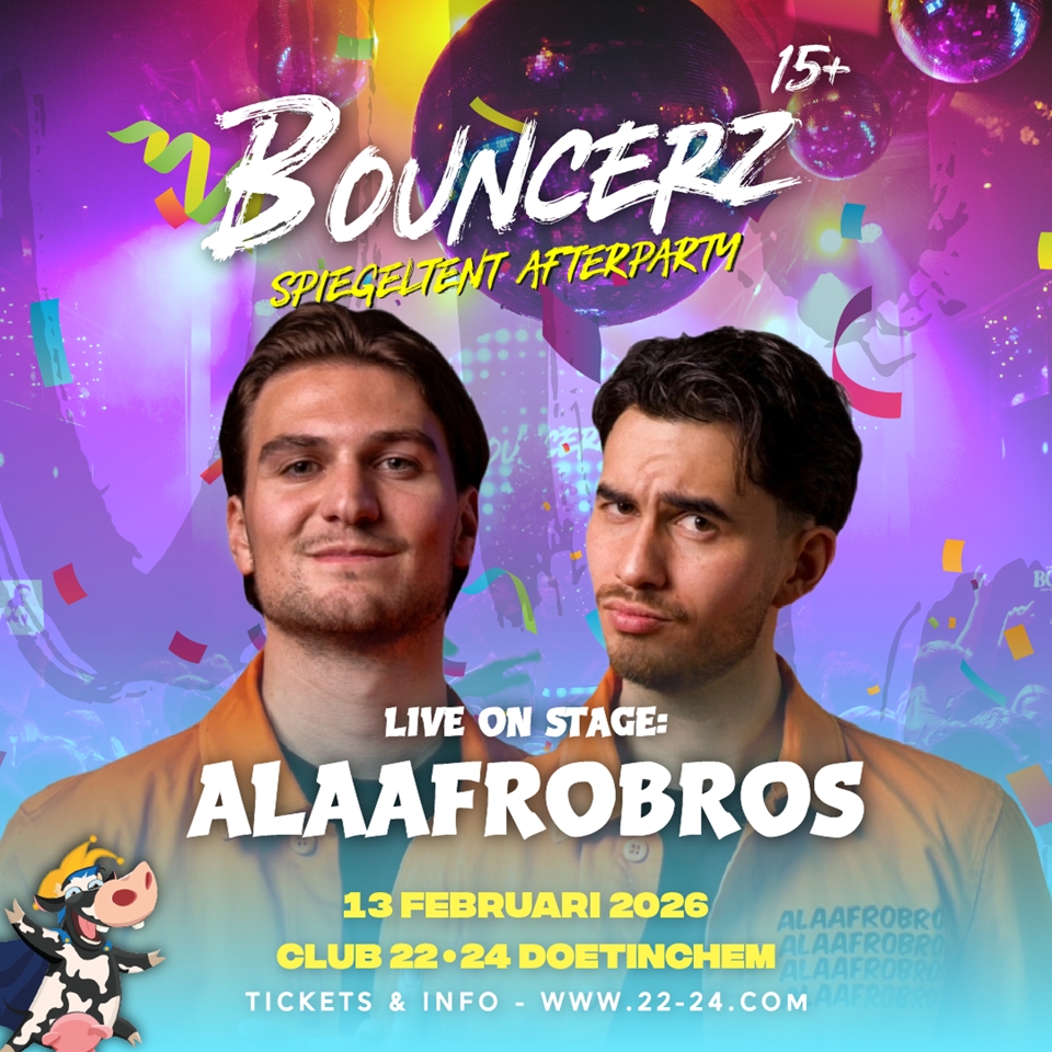 Bouncerz Spiegeltent Afterparty