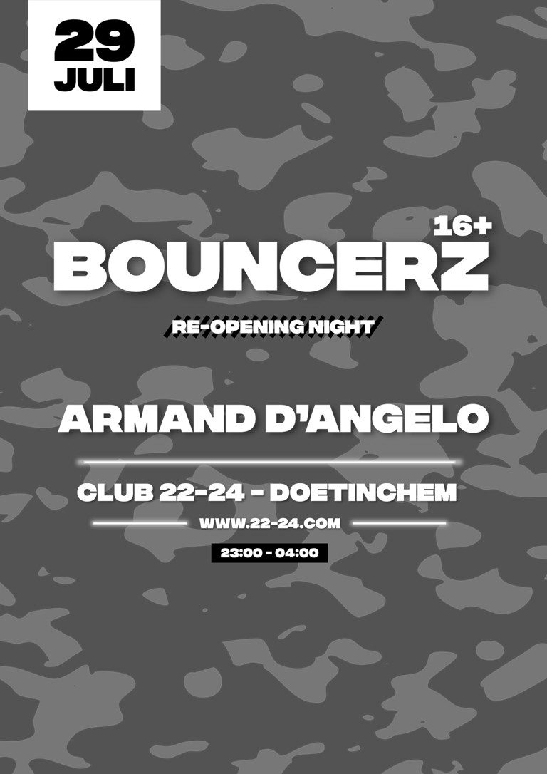 Bouncerz RE-OPENING 29.07.2022