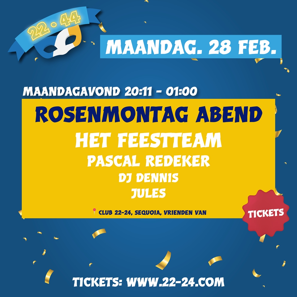 Maandagavond Rosenmontag Abend