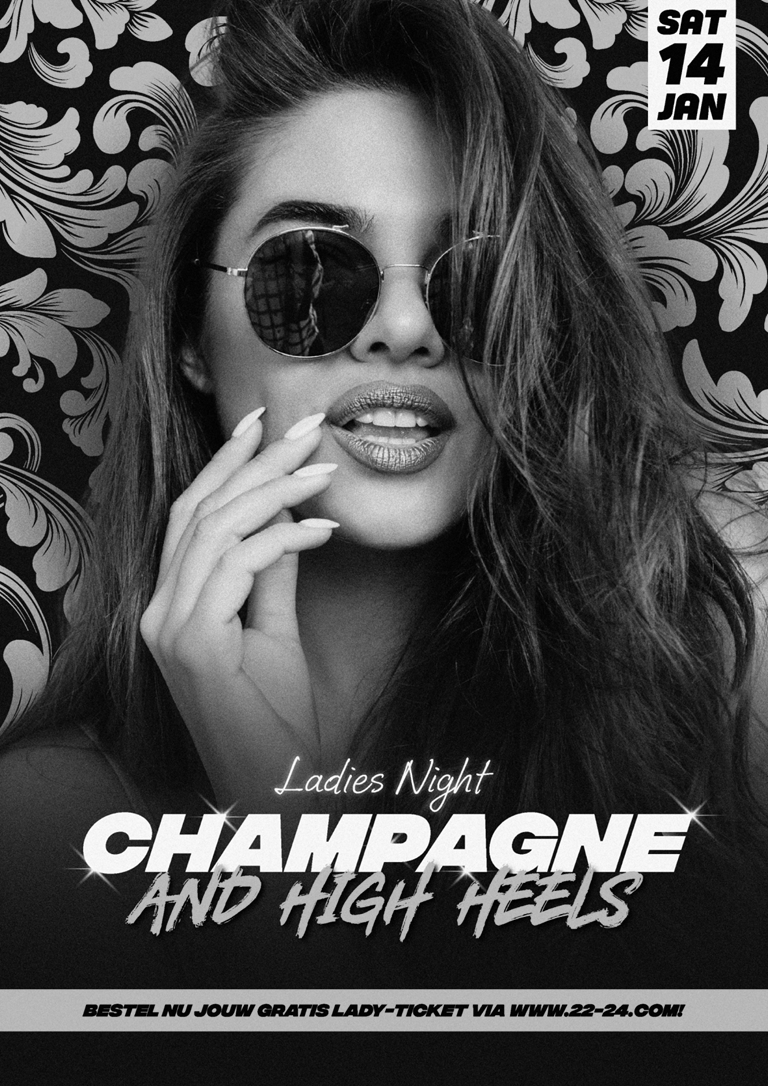 Champagne and High Heels Ladies Night