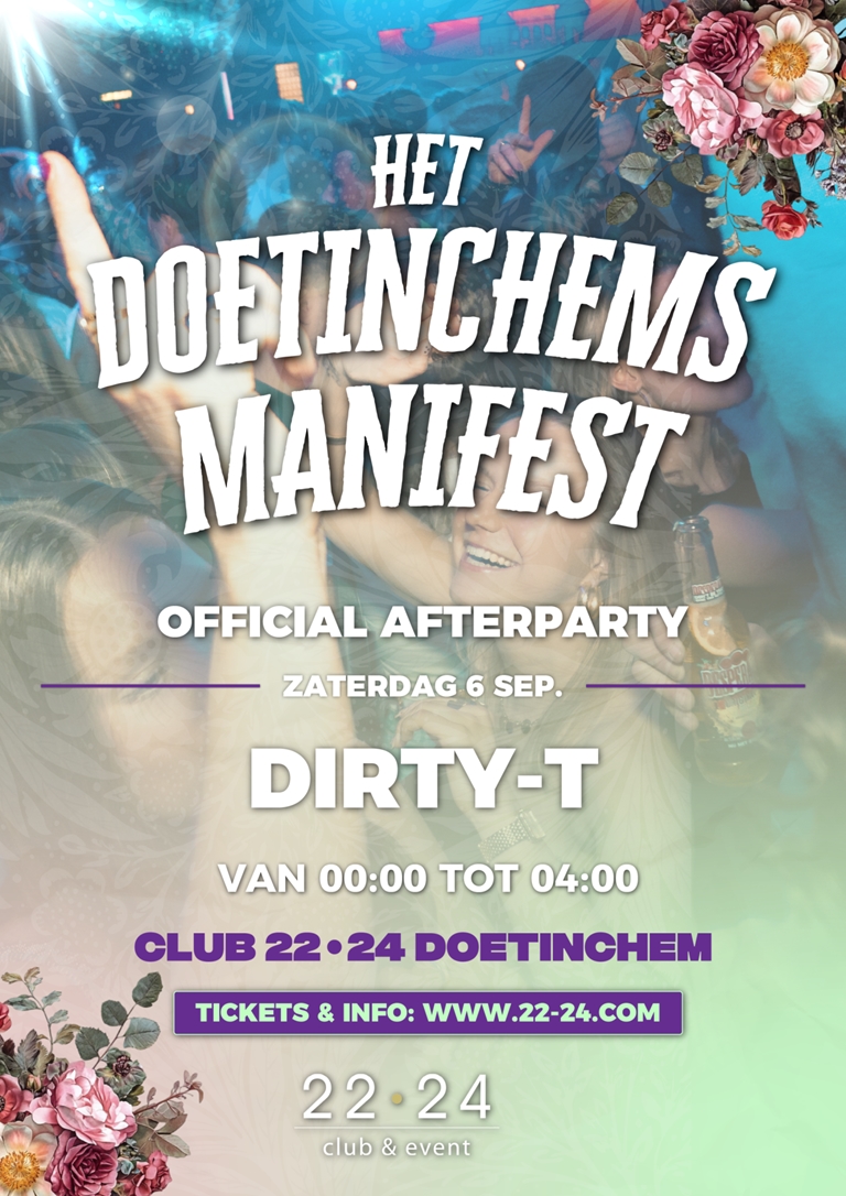 Het Doetinchems Manifest Zaterdag Afterparty