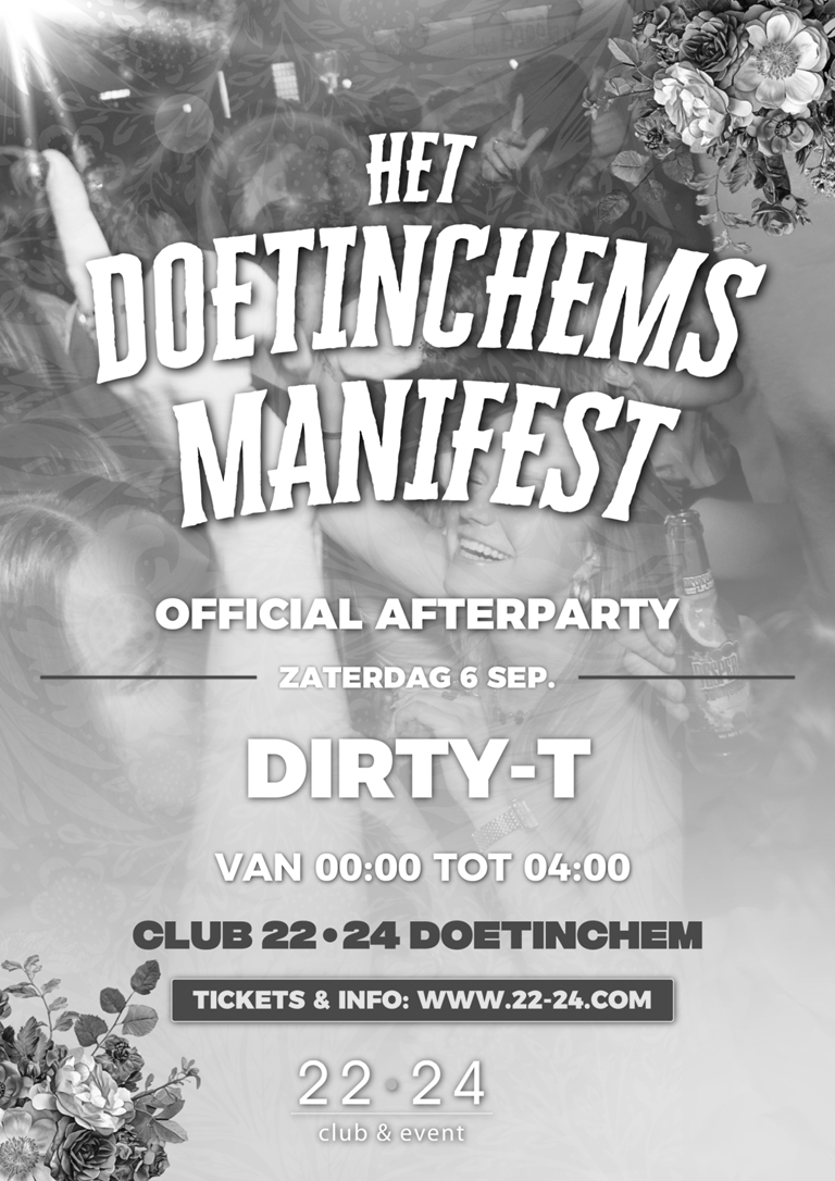Het Doetinchems Manifest Zaterdag Afterparty