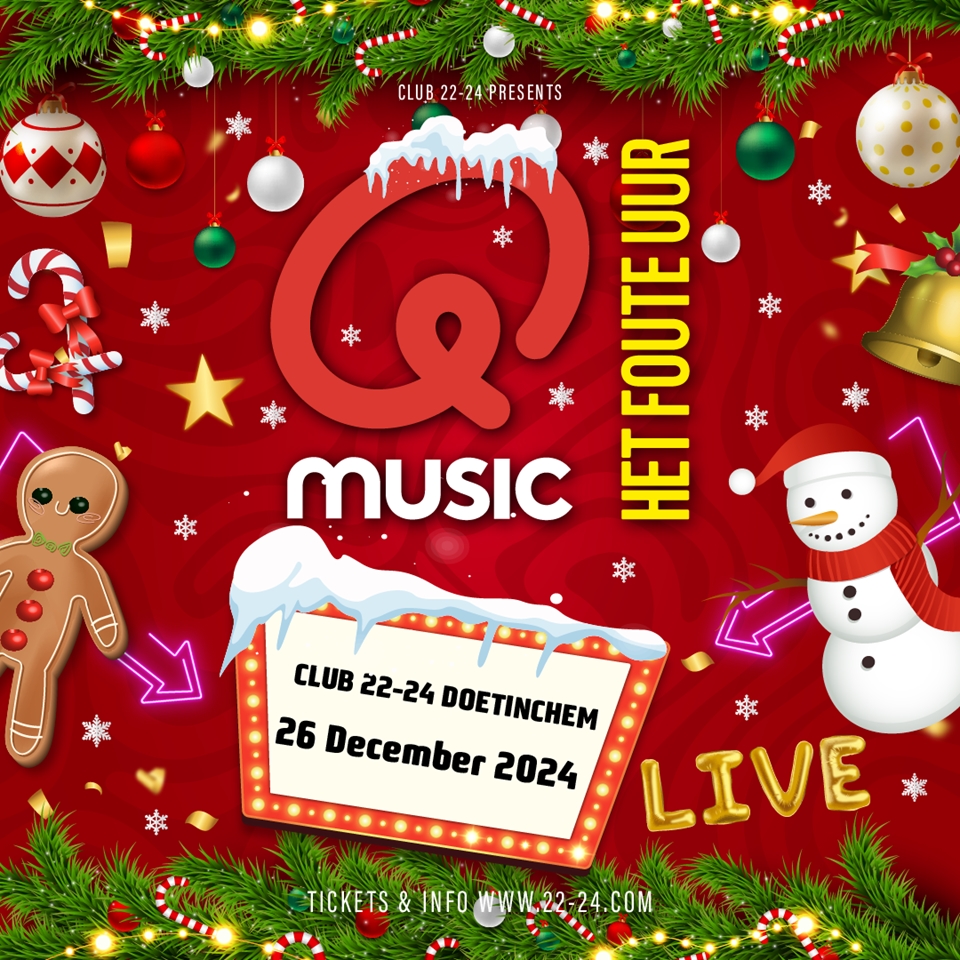 Q-music foute uur live 2e kerstdag