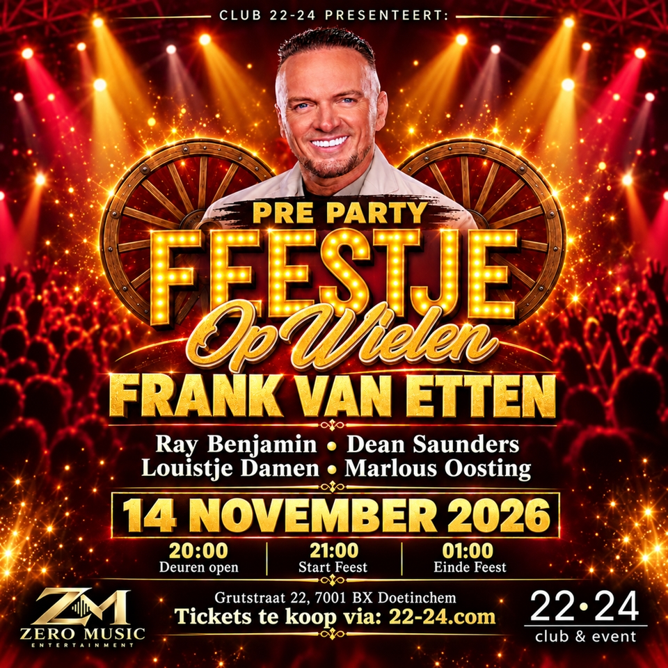 Feestje op Wielen met Frank van Etten